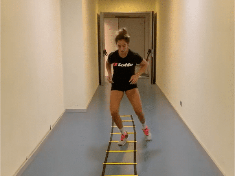 Bea Gonzalez training
