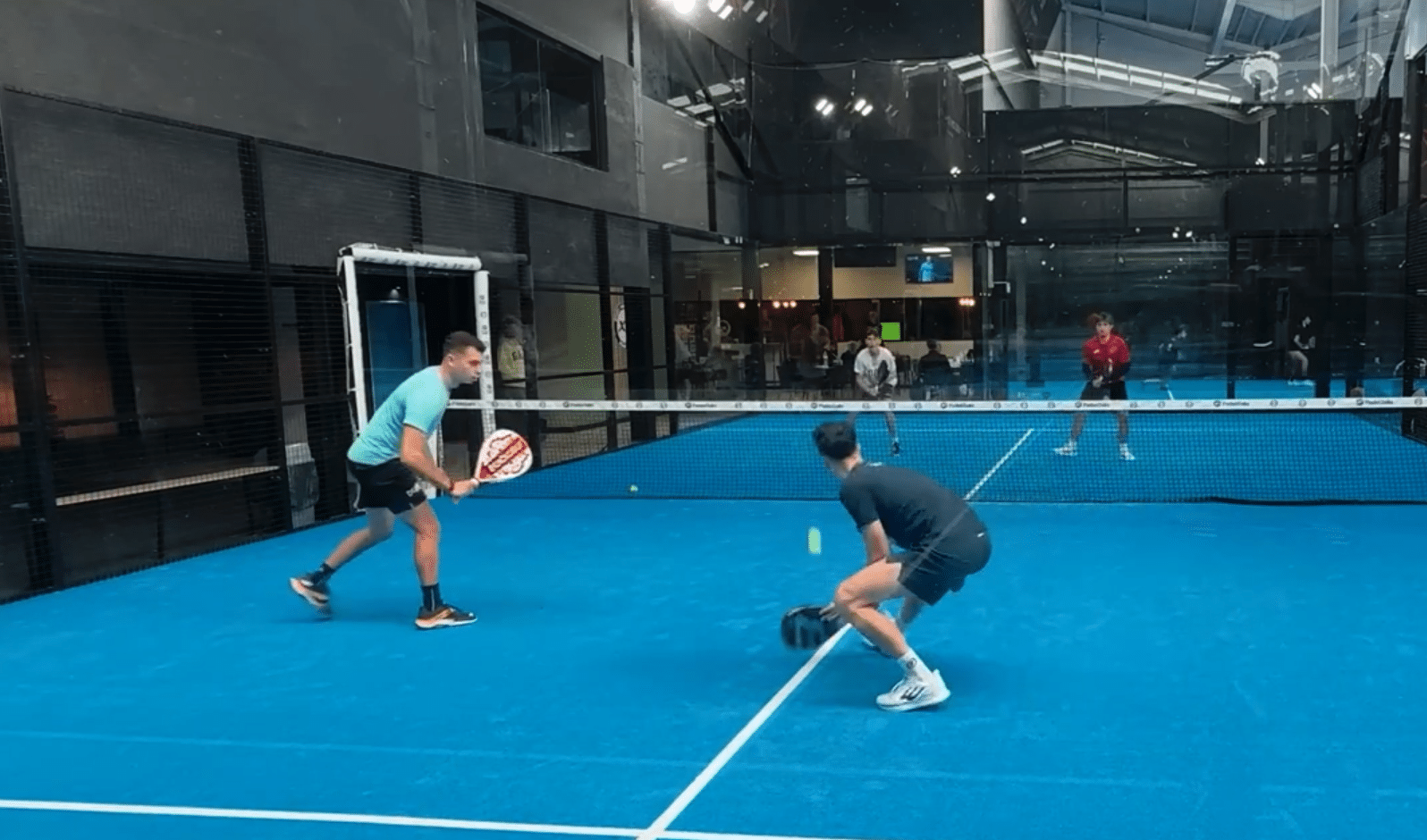 padel transition drill
