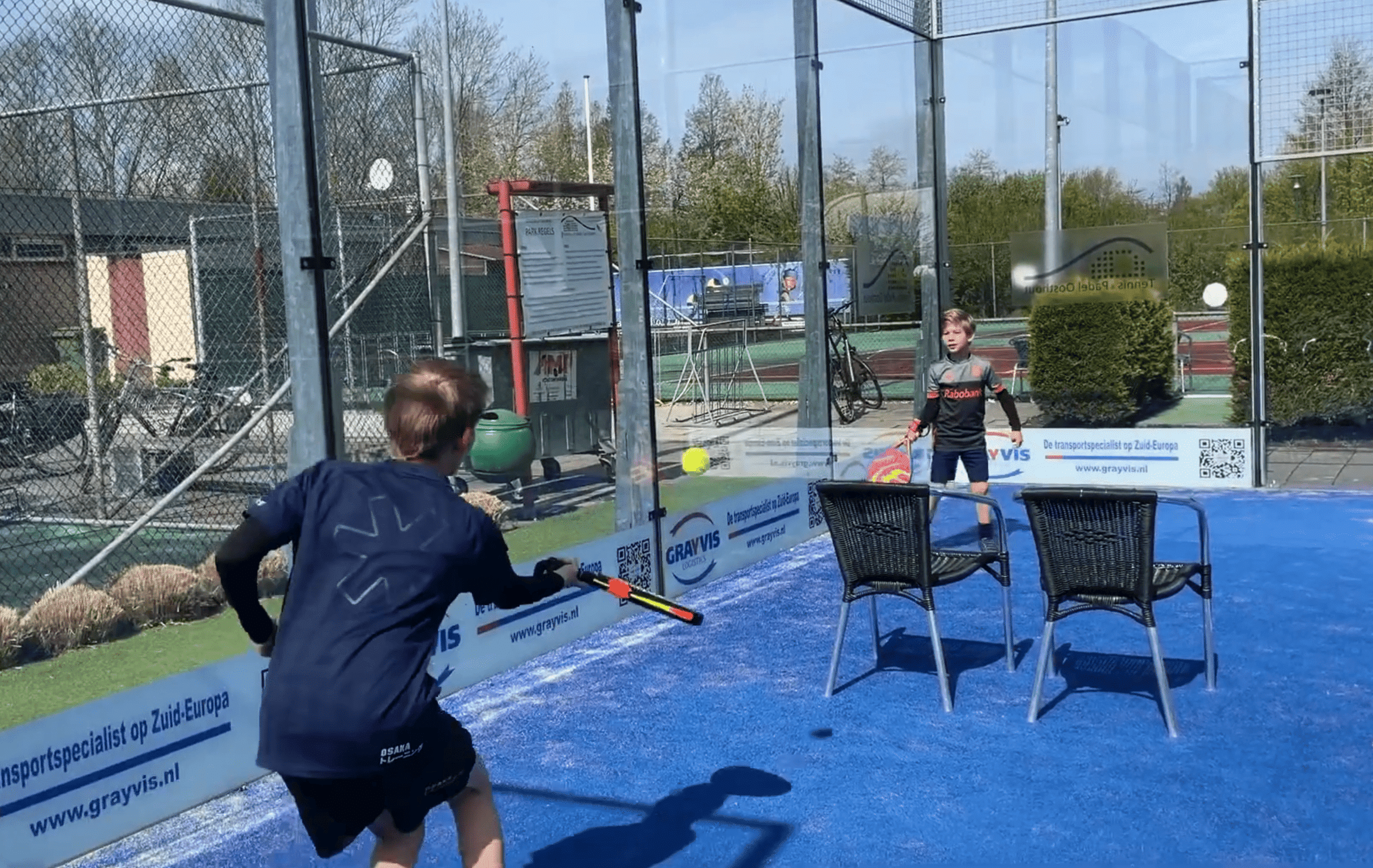 padel drill kids